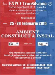 AMBIENT CONSTRUCT&INSTAL 2015 - Cluj Napoca