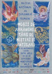 Afis Moșii de Arhangheli – Târg de meșteri și anticari, la București
