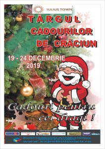 Afis Târgul cadourilor de Crăciun, la Iulius Town Timișoara 2019